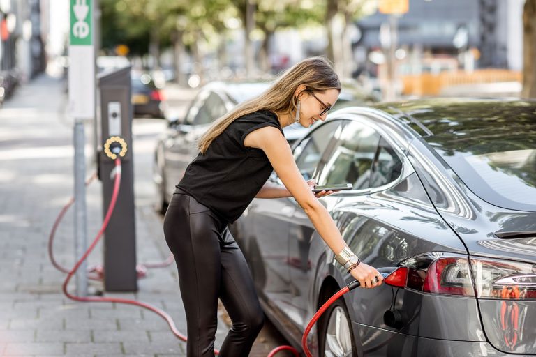 Market increase of using electric vehicle & charging station